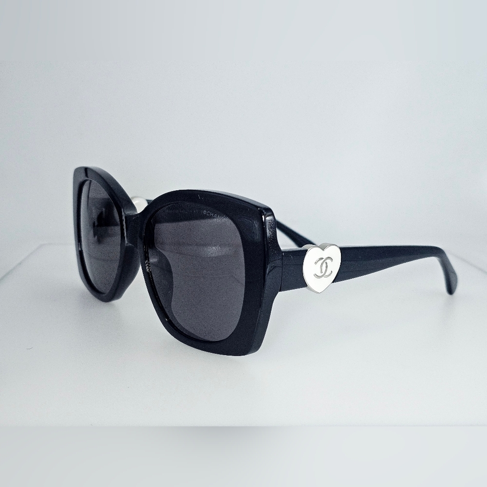 Chanel Black Women's Sunglasses CH5519A C501/S4 - Picture 3 of 13